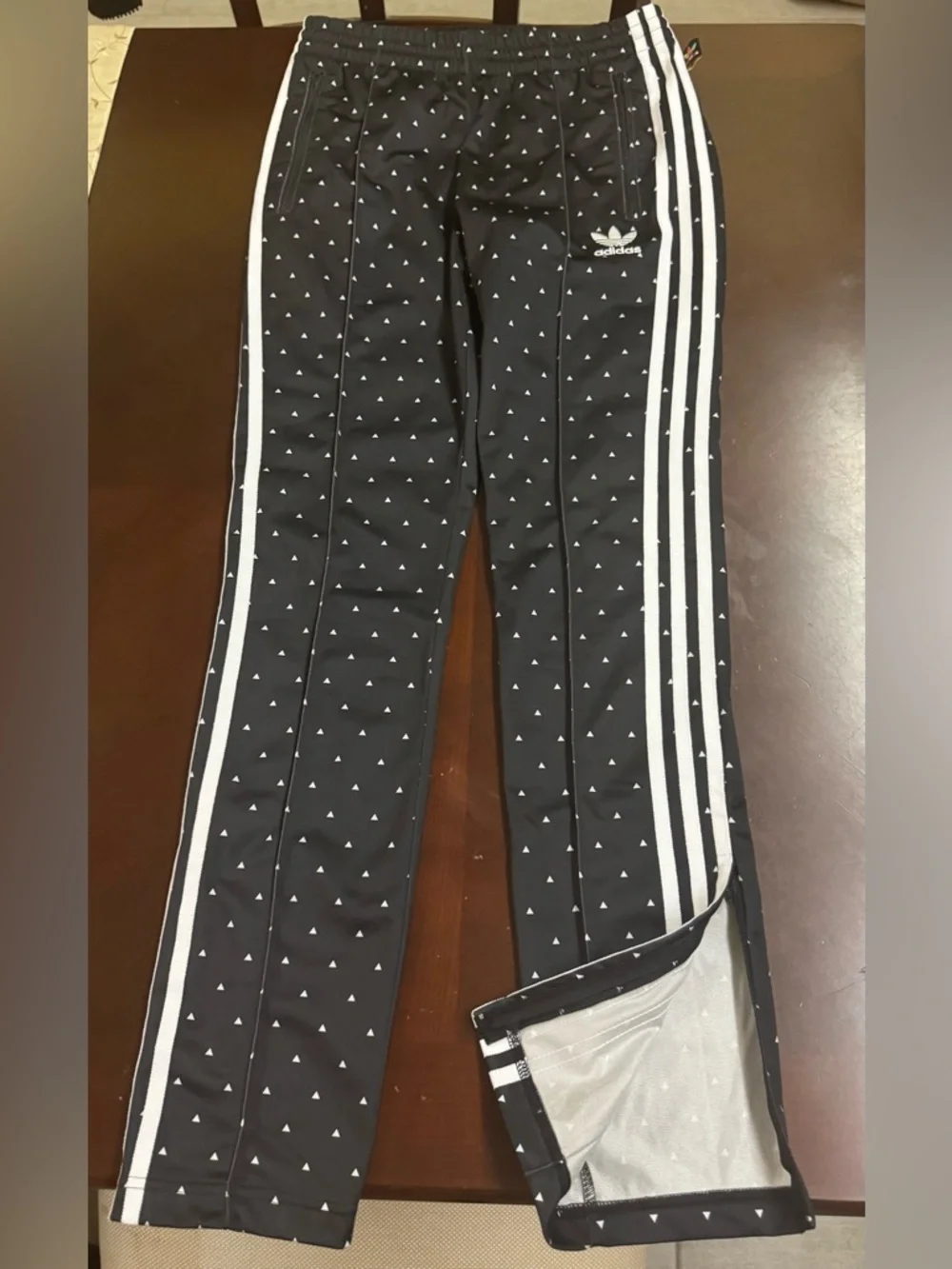 Adidas x Pharrell Williams Black Triangle Print Pants - Picture 1 of 2